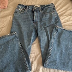 Abercrombie & Fitch Light Blue High Rise Jeans